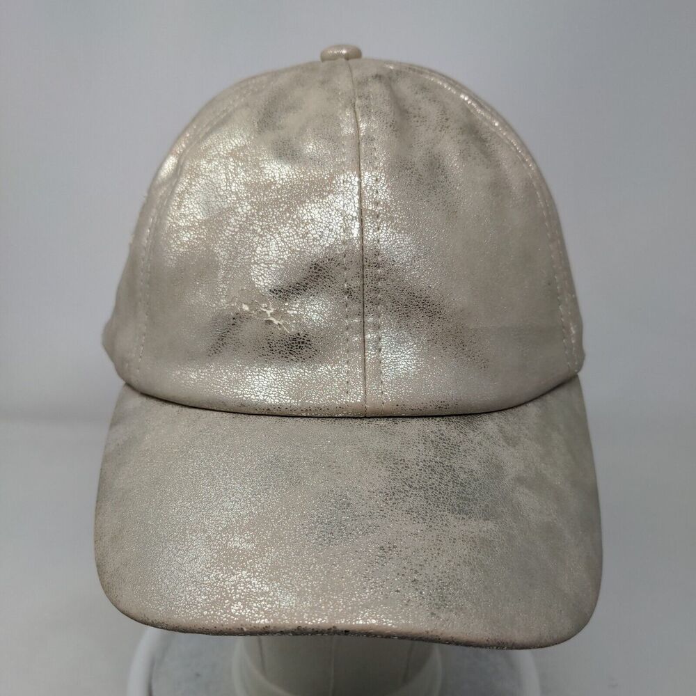 C Strapback Hat Tan One Size Adjustable Lightweight 6 Panel Blank - Picture 2 of 8